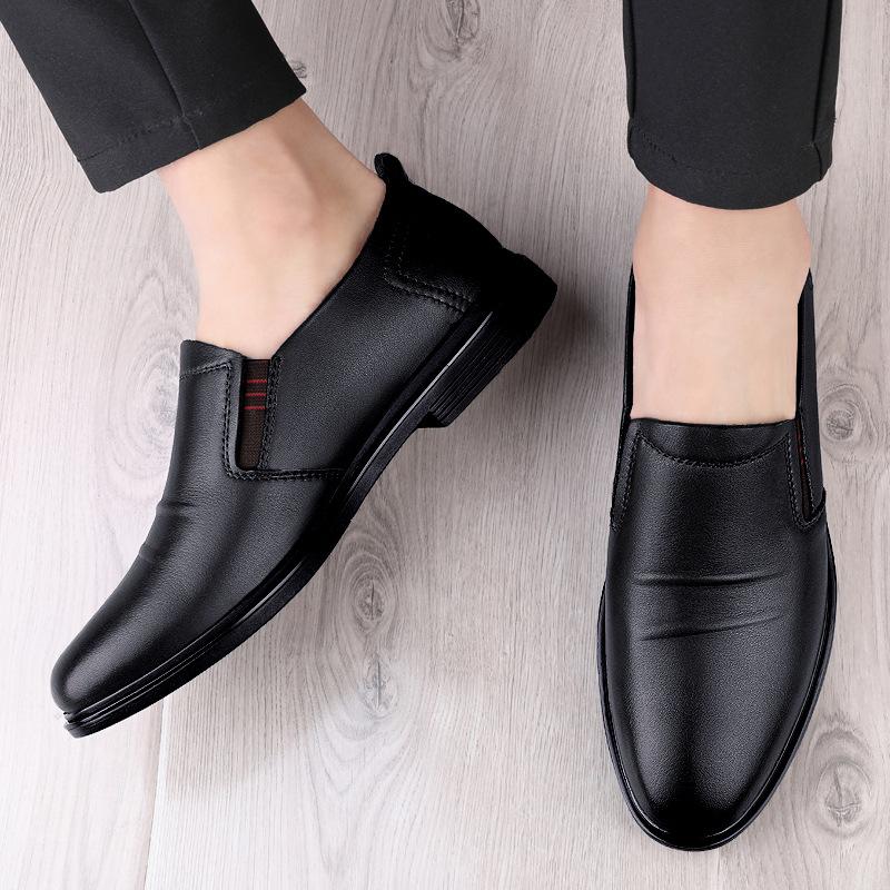 

High quality leather men s shoes men s business dress leather shoes men s young wedding shoes men s leather shoes leather casual shoes 38