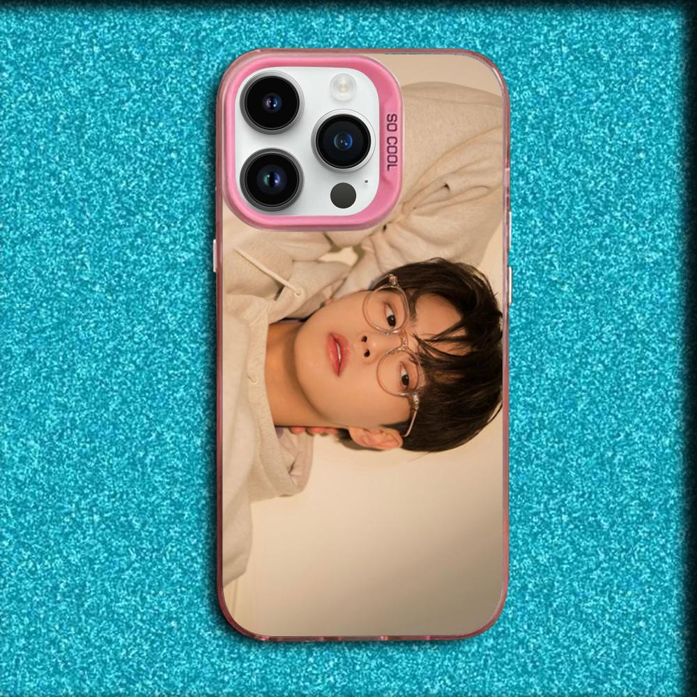 

Actor S-Song Kang Phone Case For iPhone 16,15,14,13,12,11,Mini,Pro,MAX Pink Matte Silicone Cover iPhone14pro