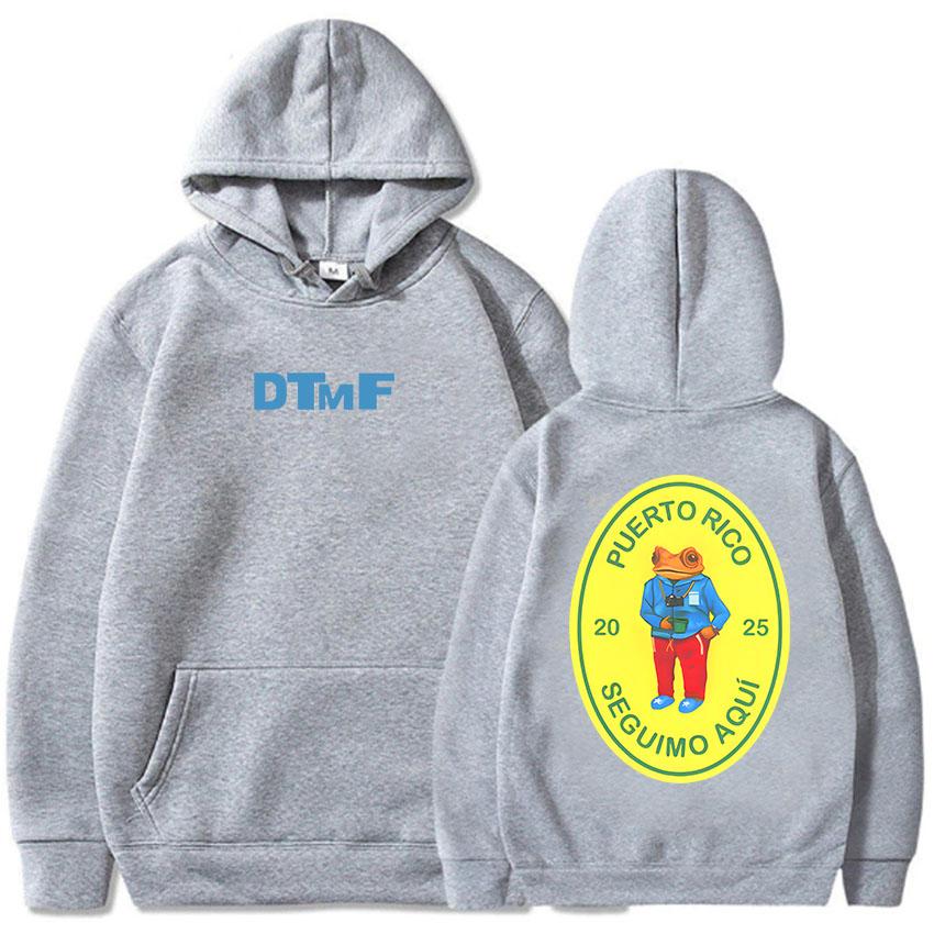 2025 Album DTMF Debí Tirar Más Fotos Hoodies Bad Bunny Fashion Singer Print Sweatshirts Cartoon Bear Graphic Clothes for Women