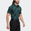 adidas Polo Shirts Men's Dark Green Stand Collar Moderate Other HF9040