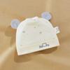 0-3 Months Baby Fetal Cap Print Infants Beanie Cap Windproof Newborn Hats  Autumn