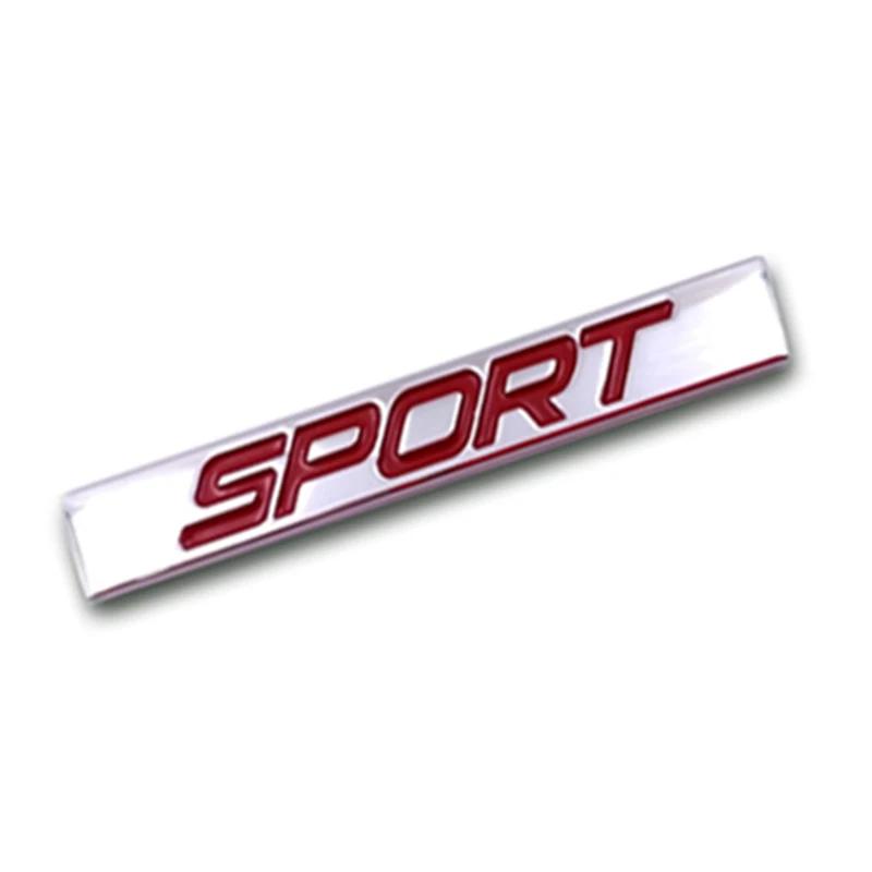 Sport Logo Square Bar Zinc Alloy Car Styling Emblem Badge Auto Refitting 3D Sticker Decal for VW New Jetta Bora Lavida Honda