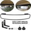 Rear View Mirror Flexible Adjustment Back-up Mirror Folding Reversing Mirror for Golf Carts Club Car for Yamaha EZGO Zone Carts