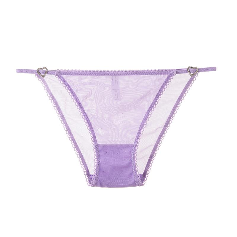 Sexy Lace Panties Transparent Mesh Triangle Women's Panties