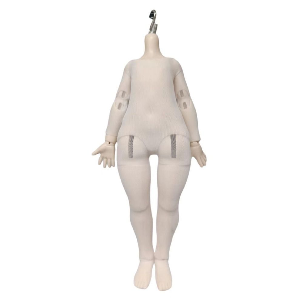 White Doll Elastic Jumpsuit Cute Doll Sleep Clothes for 1/3 1/4 1/6 BJD 30/45/60cm Dolls