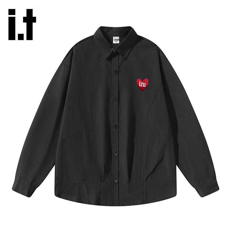 Izzue Unisex American Lapel Long Sleeve Shirt