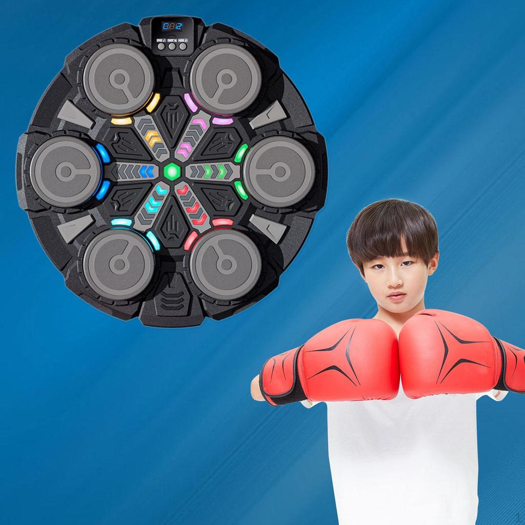 Boxing Device with Music and Gloves for Indoor Training