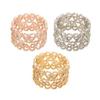 Silk Scarf Ring Clip for Women Metal Round Circle Clip Buckle Rhinestone Love Clothing