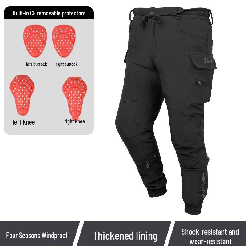 

Внедорожный мотоциклетный костюм с CE-протекторами – Всесезонный, водонепроницаемый, противоударный, теплый, большого размера, туристический раллийный комплект XXXL