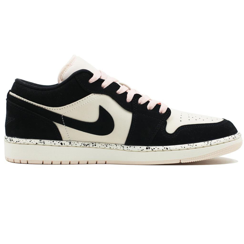 Jordan Air Jordan 1 Guava Ice Cushioning Low top Vintage Basketball Shoes Unisex Beige Black DC0774 -003(Team205-)