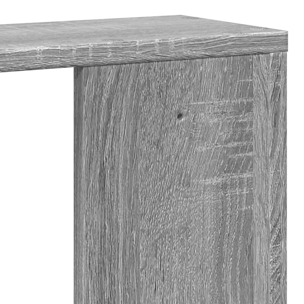 Wall Shelf Gray Sonoma 100x15x70 cm Particleboard