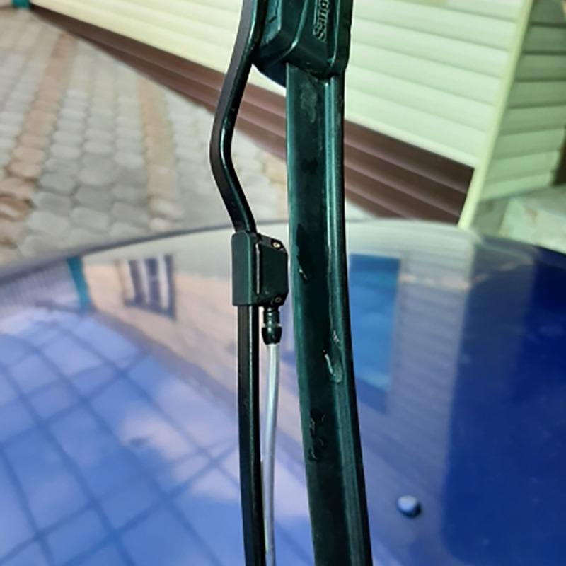 2Pcs/Pack Universal Car Windscreen Washer Wiper Blade Water Spray Jets Nozzles Mounted Onto 8mm 9mm Arm Adjusted