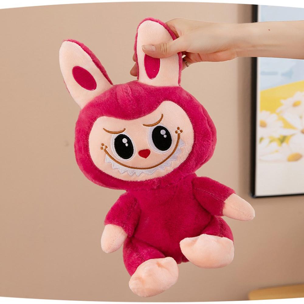 Labubu Plush Dolls Labubu Plush Toy Cute Cartoon Plushie Doll Soft Stuffed Anime Periphery Toys Kids Birthday Gifts Christmas
