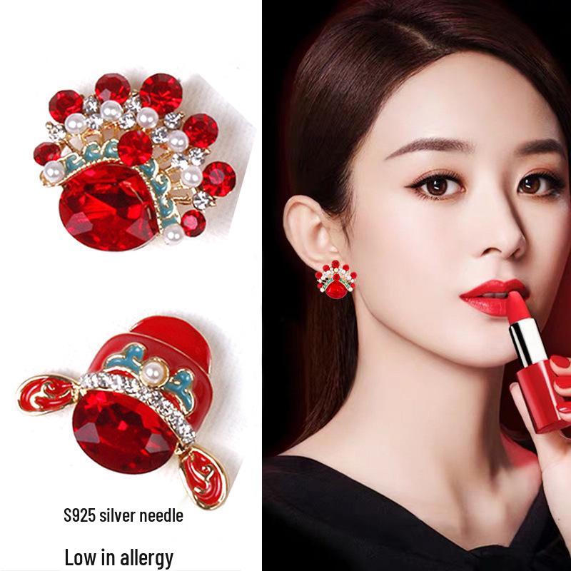 Korean Style Exquisite Butterfly & Flower S925 Silver Stud Earrings - Cute for Students & Trendy Online