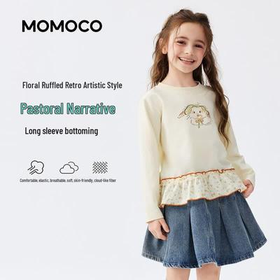 MOMOCO Girls' Long Sleeve Casual T-Shirt