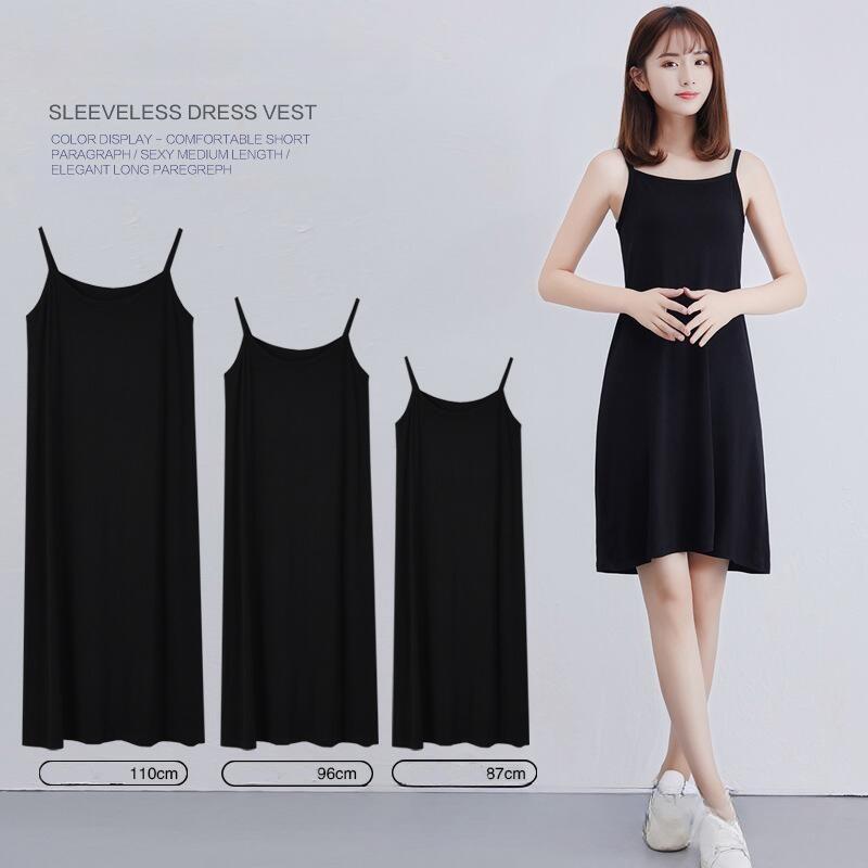 Summer Casual Bodycon Sleeveless Dresses Solid Color Round Necked Dress for Female High Waist Dress Basics Clothing for Women Commuter Fashion Dresses