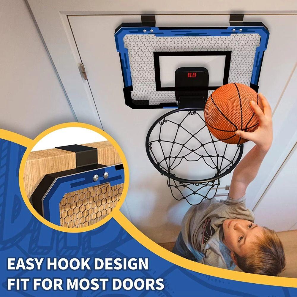 Over The Door Mini Basketball Hoop Set Wall-mounted Kids Basketball Training Toys  Kids Exercise