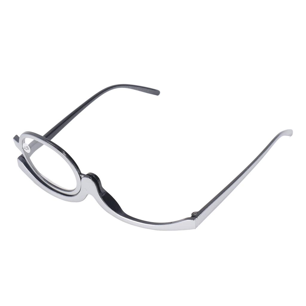 Vergrößerungs-Make-up-Brille Faltbare Einlinsen-Augen-Make-up-Brille für Frauen Großmutter +2.50