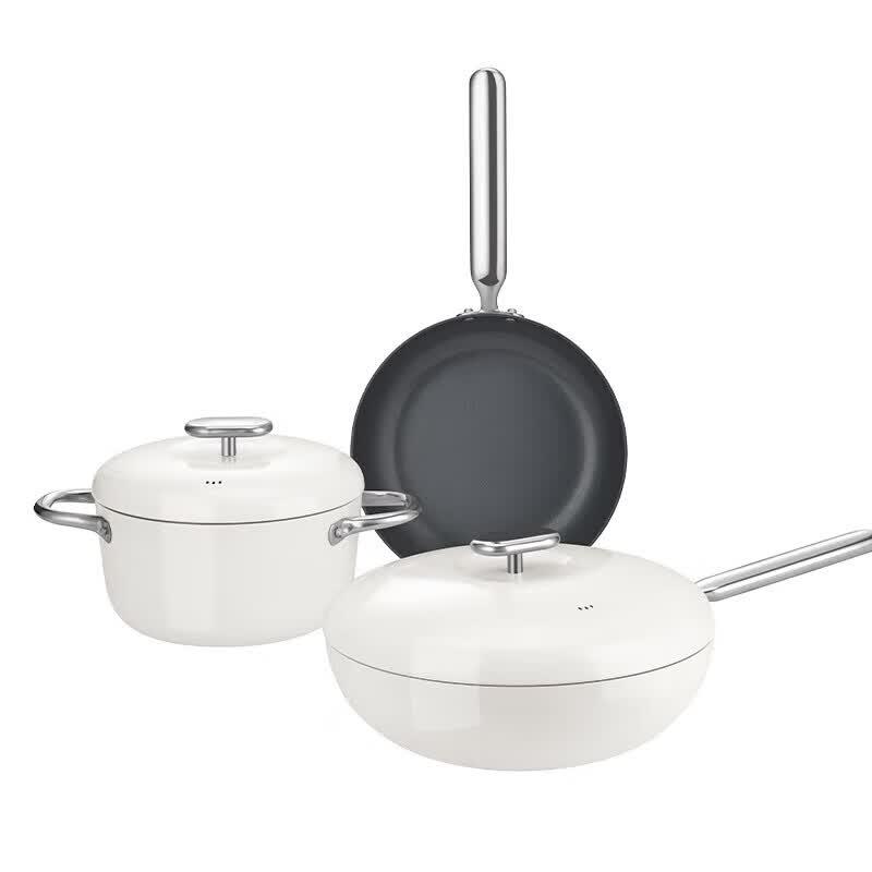 DESLON Xiaoman Series 3-Piece Non-Stick Ceramic Cookware Set