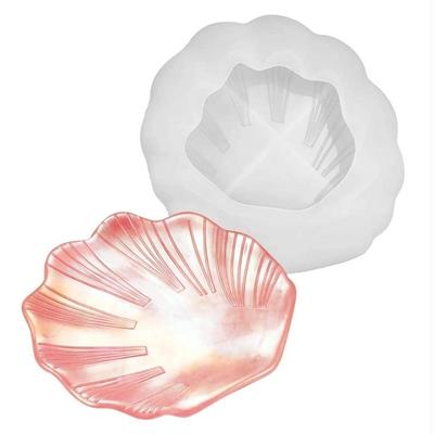 1 buc silicon în formă de scoică pentru săpun epoxidic tavă rășină mucegai turnare matrițe pentru bijuterii DIY suport pentru vase depozitare bibelou rășină artizanat