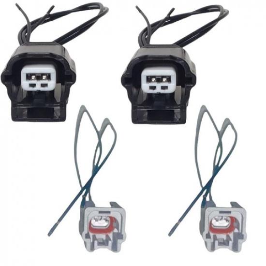 4x Connectors of ABS Wheel Speed Sensor Front-Rear L/R Fits Altima Maxima