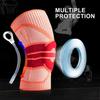 2PCS Elastic Silicon Padded Basketball Knee Pad Support Patella Brace Kneepad Fitness Gear Volleyball Sport Protector