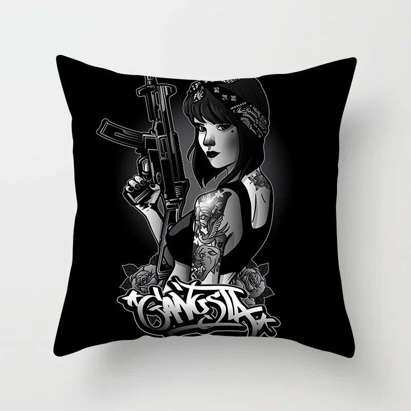 Kissenbezug Mode Damen Kissenbezug Heimdeko Pfirsichhaut Parfüm Sofa