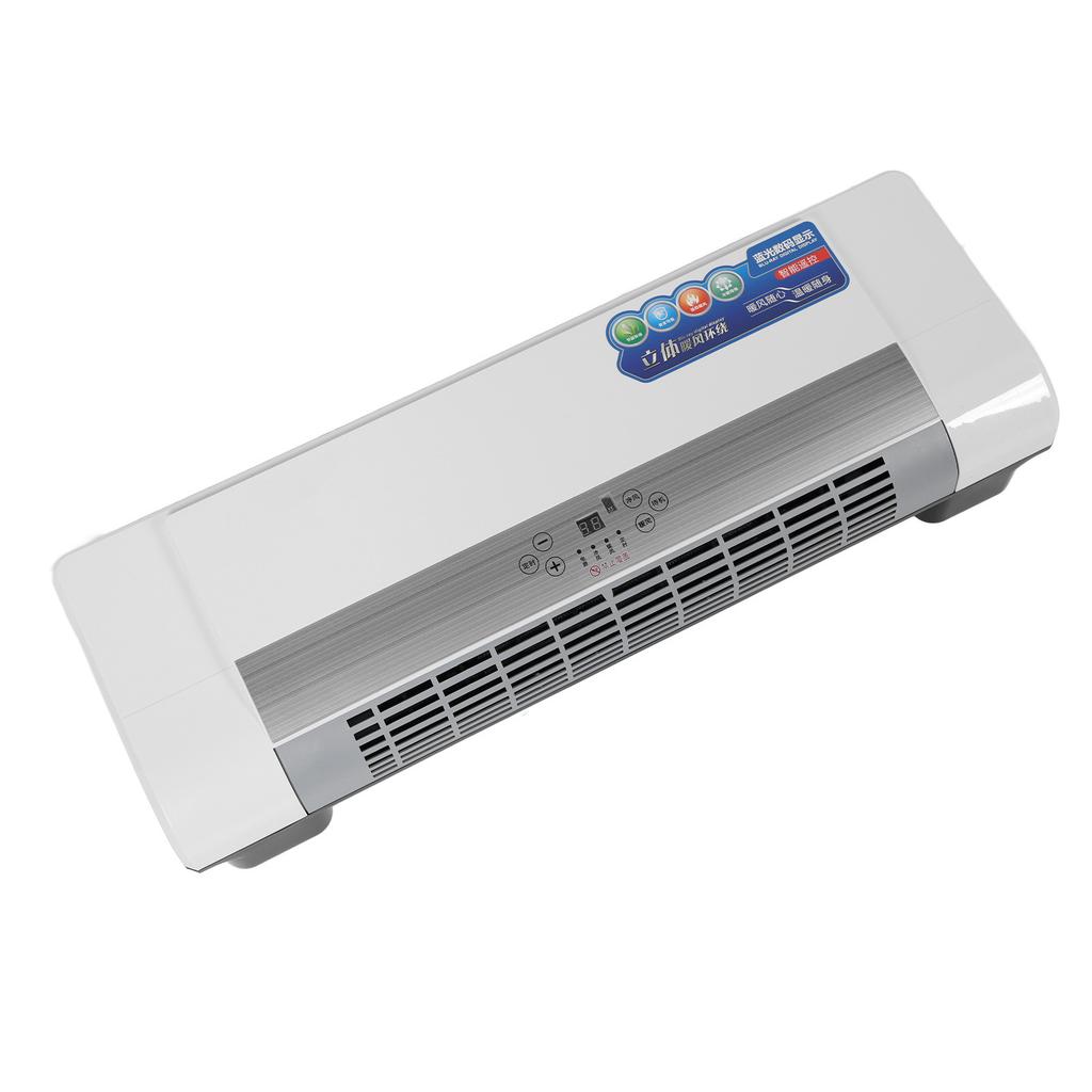 Wandmontierte Heizung, natürlicher Wind und warmer Wind, Heizung, doppelter Verwendungszweck, Ganzjahres-Timer, Fernbedienung, 40 Sq