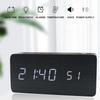 Multi-functional Digital Clock Wood Smart Alarm Clock Versatile Alarm Clock  for Bedside