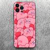 Cute Kirbys Phone Case For Iphone 14 Pro 13 Mini 11 12 Max Xr X Xs 7 8 6 Plus Shockproof Back Cover