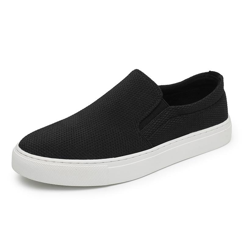 Extra large size men's shoes new canvas shoes men's old Beijing cloth shoes casual one-pedal lazy shoes men's trendy shoes