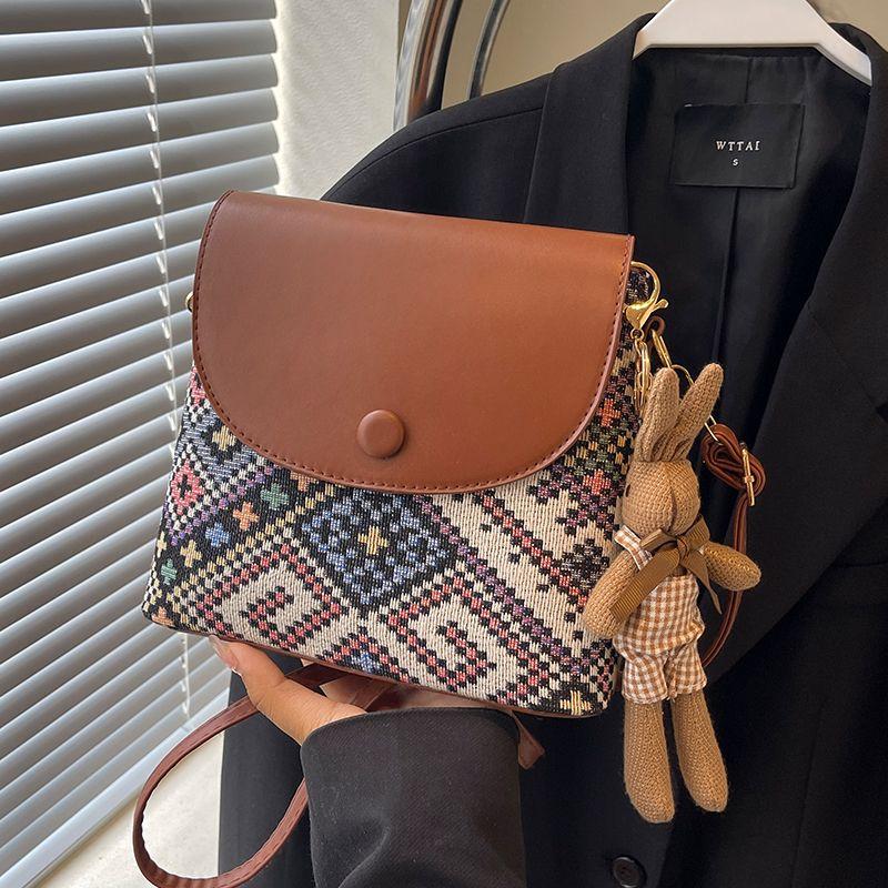 Ethnic Style Sub Bag for Women Mobile Phone Crossbody Bag for Women Shoulder Bag