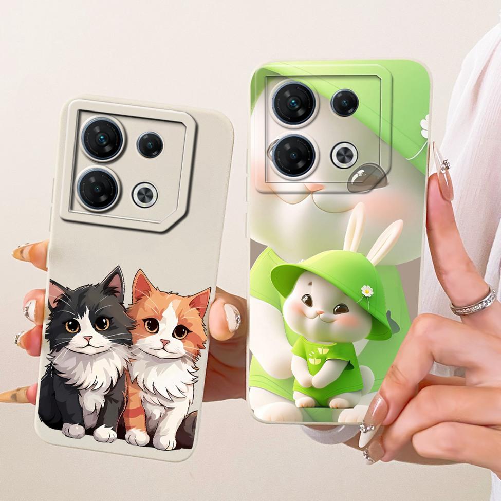 For Infinix GT 10 Pro Case Cover Luxury Fashion Cool Kawaii Cute Painted Silicone Casing For Infinix GT 10Pro X6739