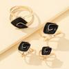 Alloy Geometric Scarf Ring Minimalist T-shirt Tie Clip Shawl Silk Scarves Ring