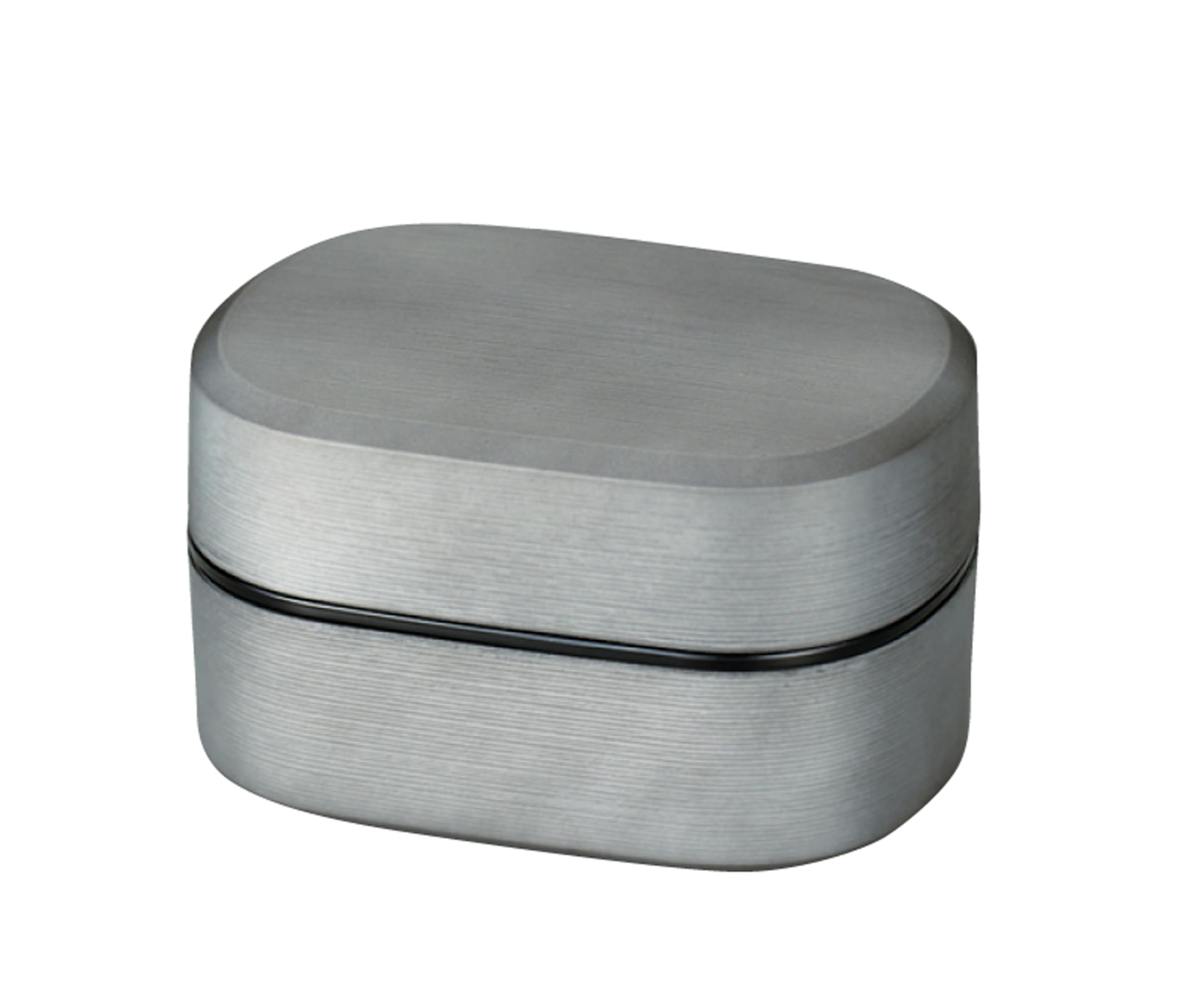 

Tatsumiya Brushed Kenroku Bento Silver W14 30544 Box, Polished, Size Approx. D10.2 H8.5