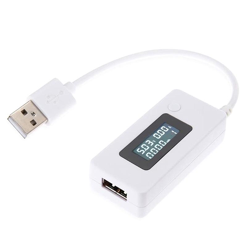 Lcd Micro Usb Charger Battery Capacity Voltage Current Tester Meter Detector +Load Resistor 2A/1A With Switch Voltmeter Ammeter