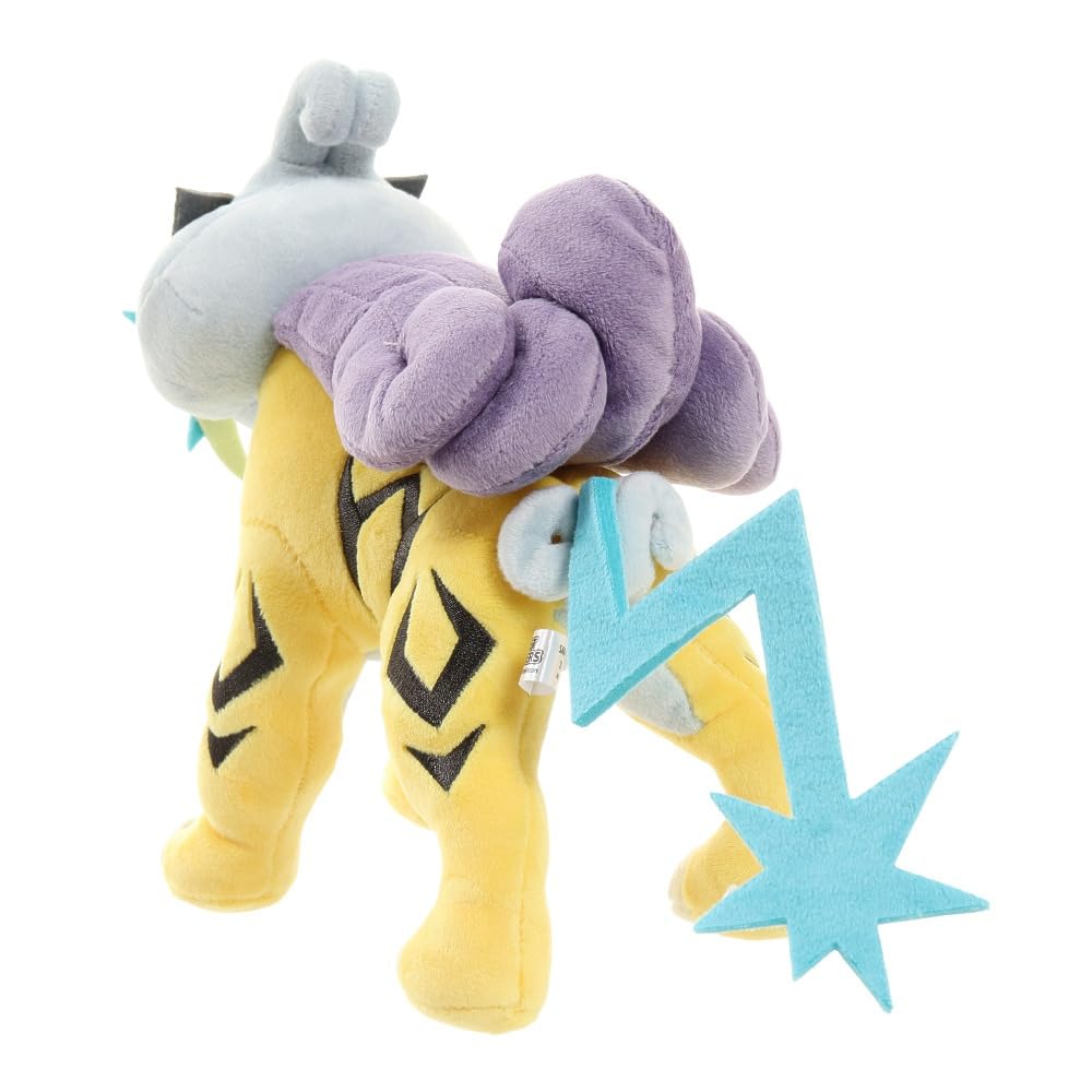 Sanei Boeki Pokemon ALL STAR COLLECTION Raikou W11 x D19 x H22cm Plush Toy Pokemon PP62 (S)