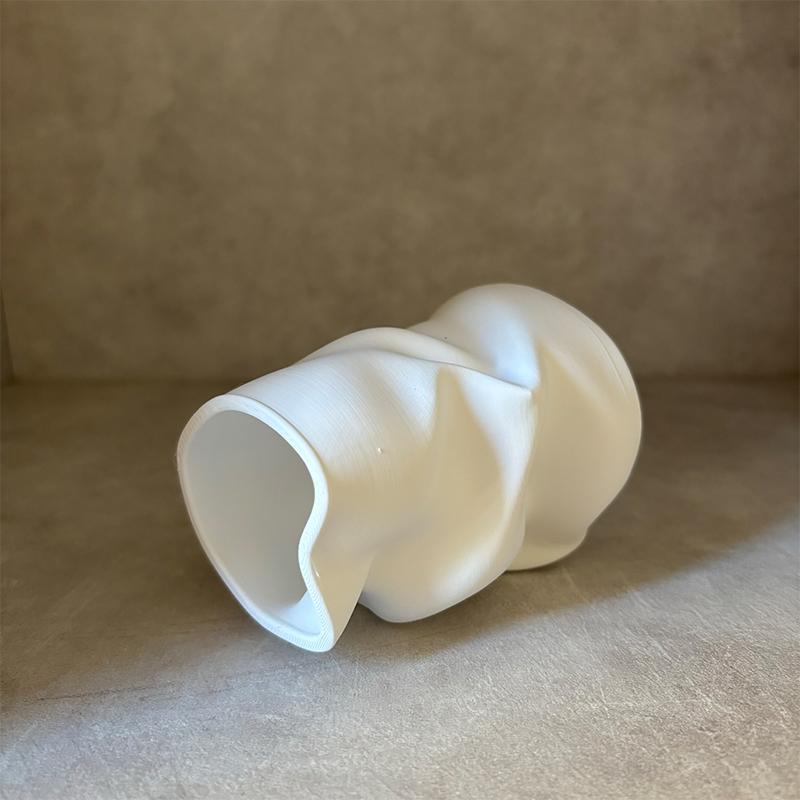 Irregular Art Vase Hydroponic Vase Desktop Ornament Plastic Flower Pot Home Garden Decoration