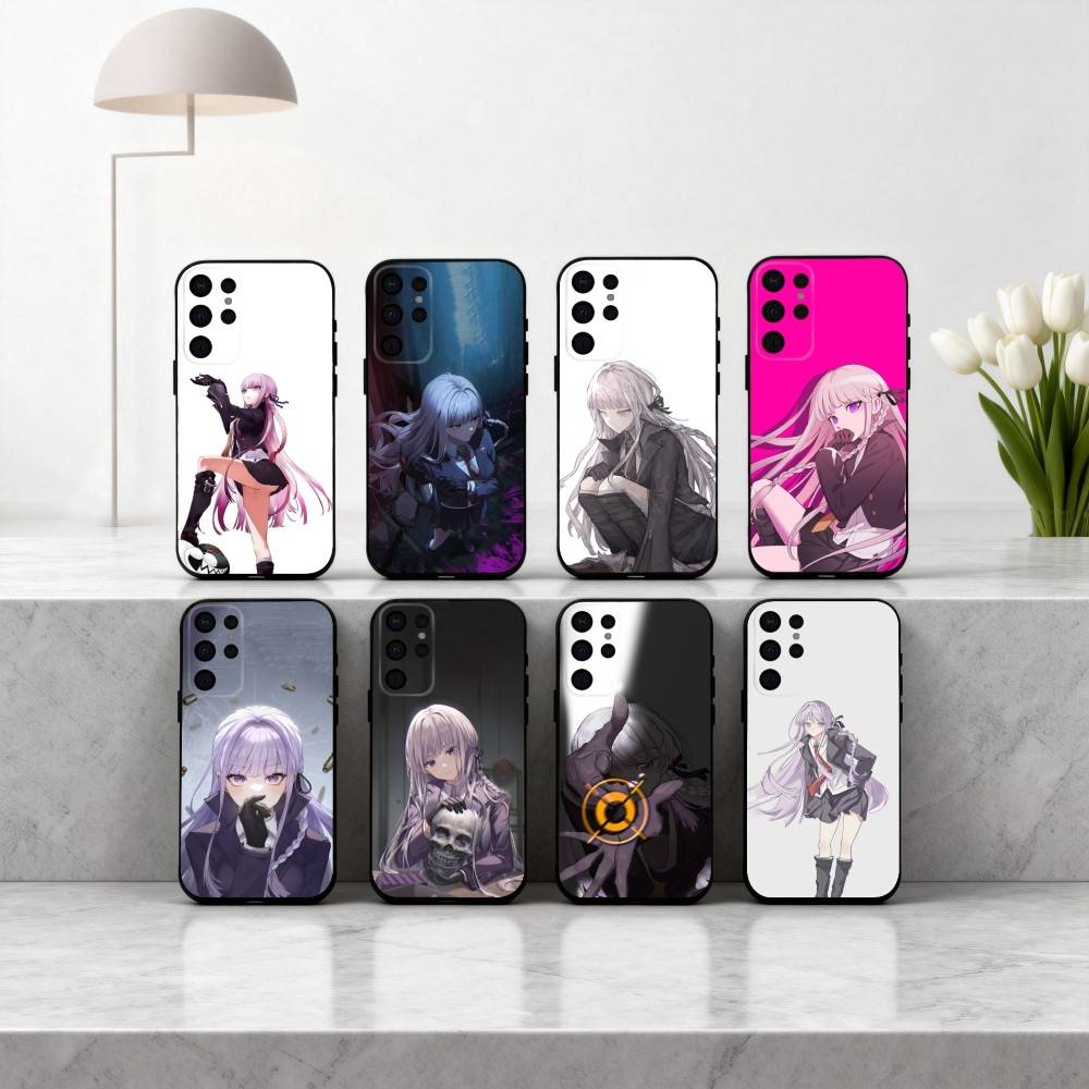 K-Kyoko K-Kirigiri Danganronpa Cute Phone Case For Samsung S25,S24,S21,S22,S23,S30,Ultra,S20,Plus,Others Soft Black Case