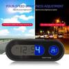 Smart Car Thermometer Clock LCD Temperature Monitor Dashboard Display Auto Sensor