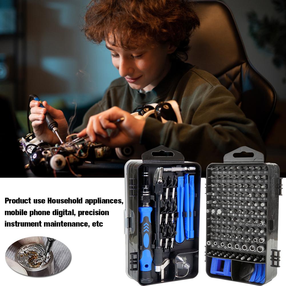 138 in 1 Screwdriver Tool Kit with Storage Box Magnetic Laptop Screwdriver Kit Precision Multifunctional for Mobile Phone Watch