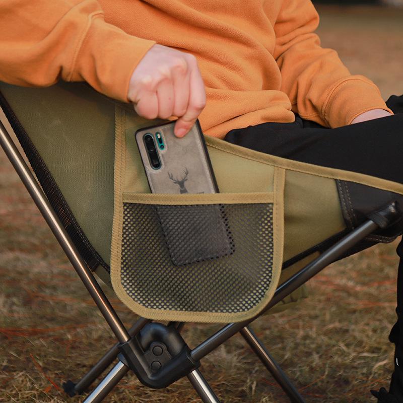 Ultra-Light Portable Folding Chair - Ideal for Camping, Fishing, Art, and Beach.