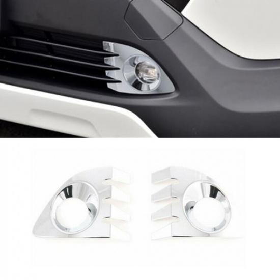 Chrome 2PCS Front Fog Lamp Light Cover Trim For Toyota Corolla Cross 2021 2022