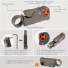 Automatic Stripping Pliers Wire Stripper Wire Coaxial Cable Cutter Tools Cable Stripper Pliers Decrustation Pliers
