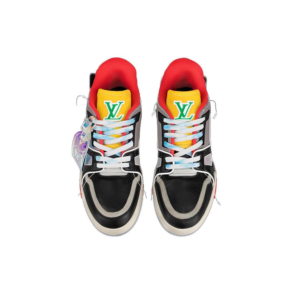 LOUIS VUITTON Lv Trainers 'Red Multi color' 1A8Q95
