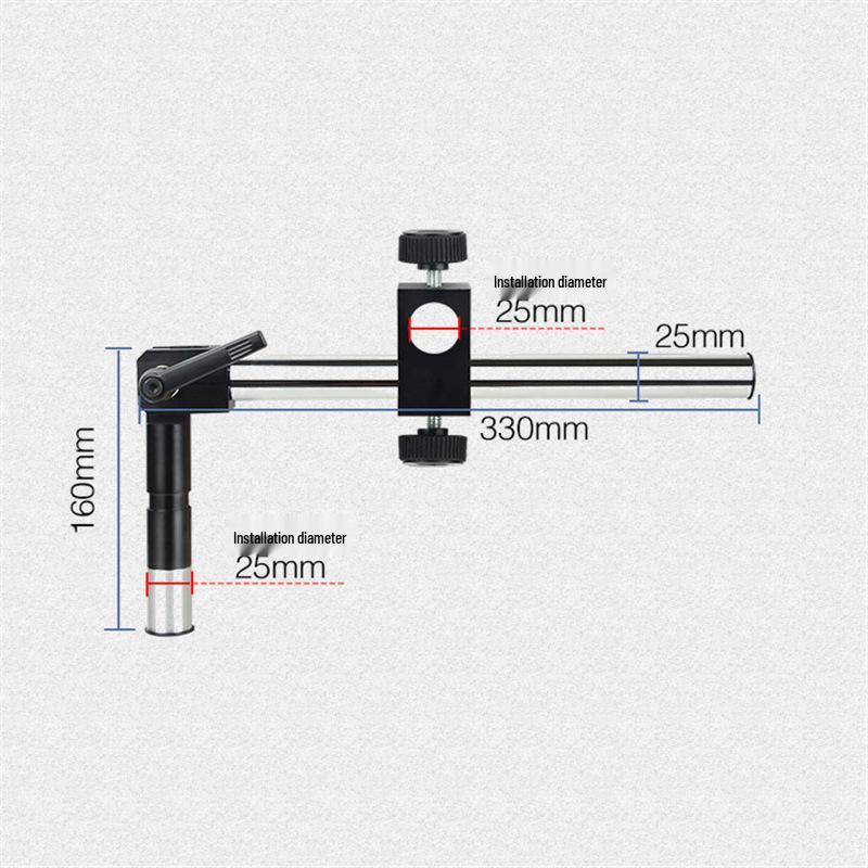 Universal 360° Rotating Microscope Stand with Adjustable Arm