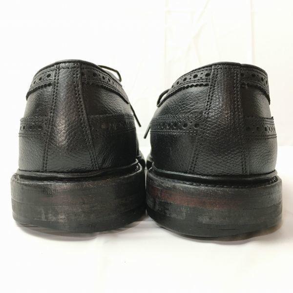 FLORSHEIM Imperial Kenmoor Wingtip Vintage Shoes Black Size 10.5E (28.0-28.5) Men's(USED)