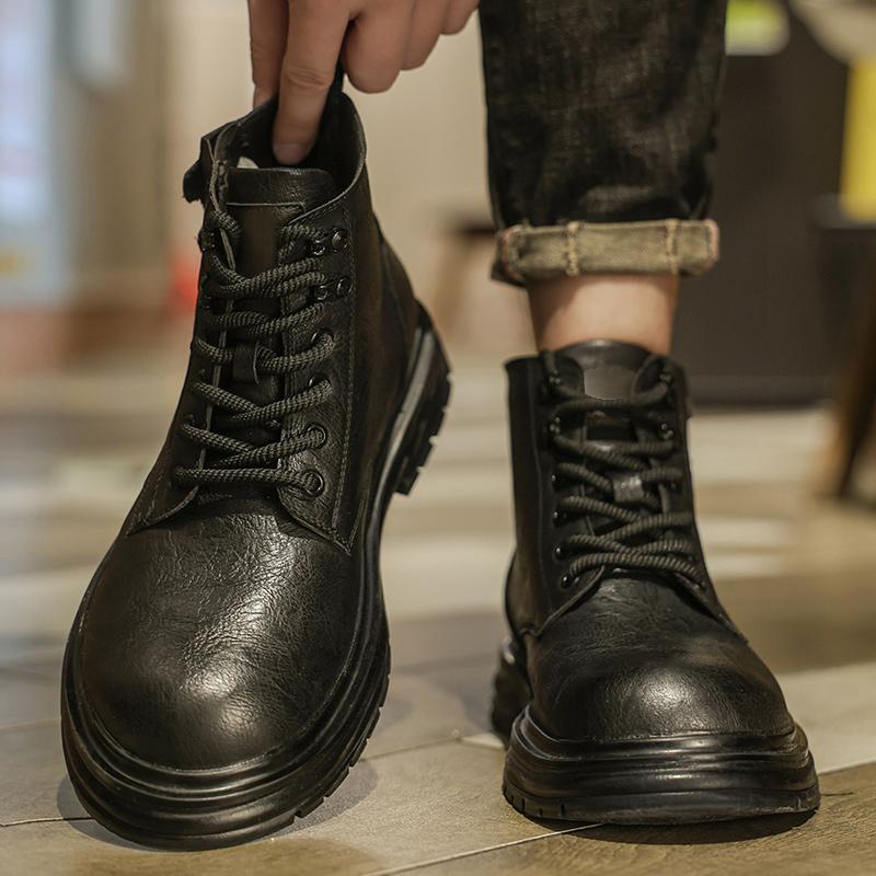 

Брендовые мужские ботинки для мотокросса, удобные высокие ботинки ручной работы для мужчин, кроссовки для активного отдыха, зимние мужские ботинки 2024 года, новые базовые ботинки 48 чёрный