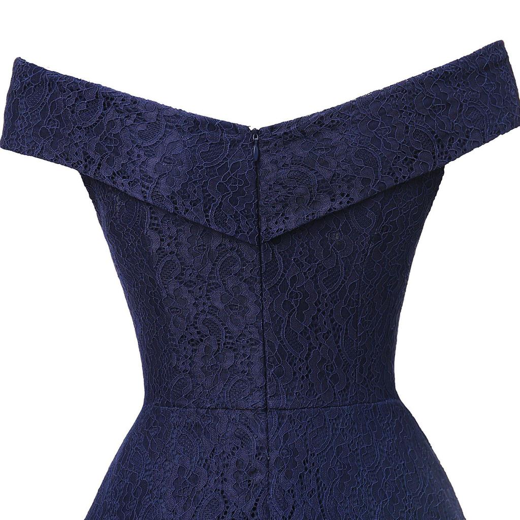 Summer One-Shoulder Lace Dress for Women