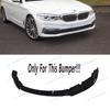 Spoiler Buza Față ABS Negru Lucios Splitter Difuzor Pentru BMW G30 G31 520d 530i 530e Non-M Sport 2017-2020 Pre-Lci Tuning